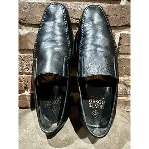 Shoes | Monte Rosso Lucca Nappa Leather Loafer Black Made In 